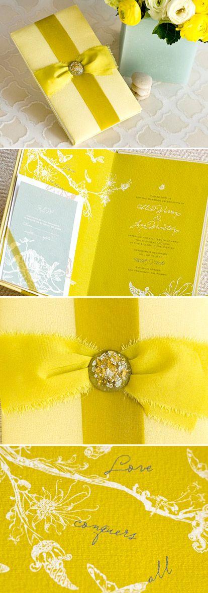 Hochzeit - Colorful Wedding Invitations And Calligraphy 