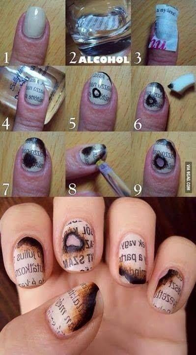 Hochzeit - Supremely Cool Nail Art - Do It In Minutes!