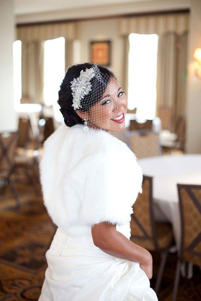 زفاف - Fur Bridal Bolero For Winter Weddings