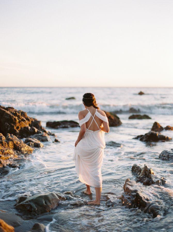 Wedding - Natural   Sophisticated Seaside Malibu Wedding Inspiration