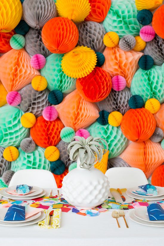 زفاف - Make It Bold: A Vibrant Color Coded Birthday Packed With DIY...