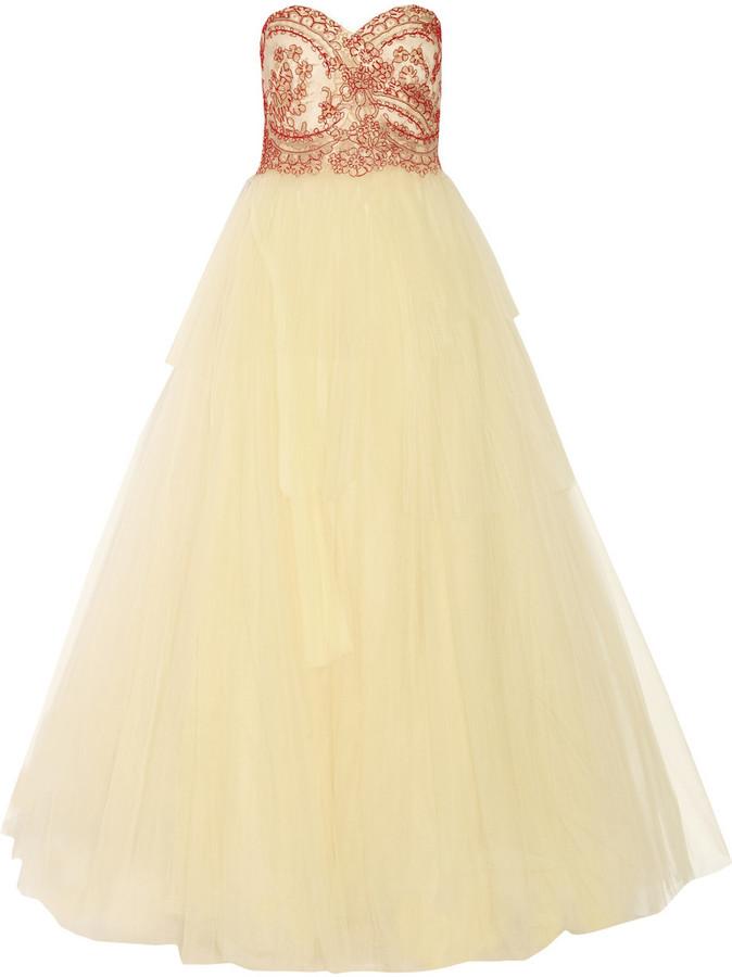 Свадьба - Marchesa Notte Tulle gown