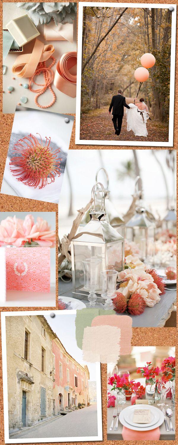 Mariage - Coral Colour Inspiration