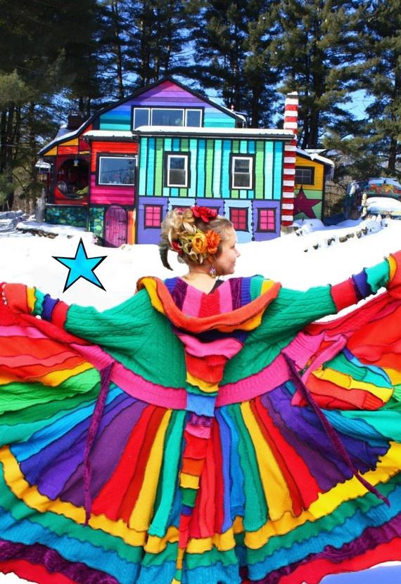 Свадьба - KATWISE Sweater Coat - Rainbow Magic - Tutorial PDF