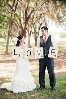 Mariage - Wishing You A Very Scrabble Wedding 