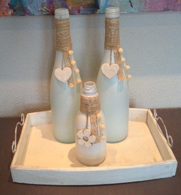 Wedding - Gemaakt Van Oude Flessen. Door IngeGerrits