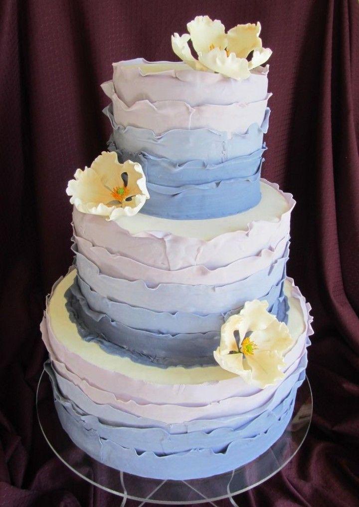 Свадьба - Simple Wedding Cakes With Beautiful Details