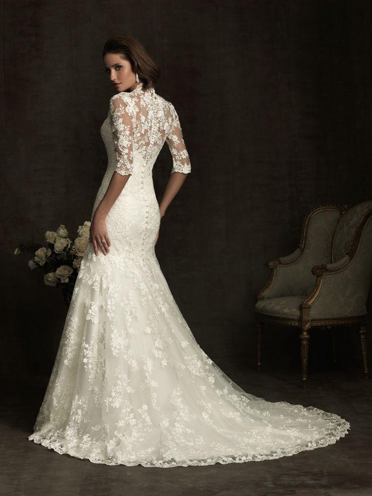Hochzeit - Allure Bridals 8900 Vintage Lace Wedding Dress