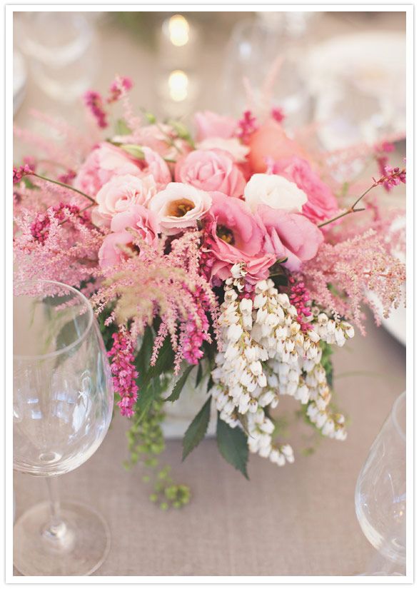 Hochzeit - Pink Wedding Color Inspiration