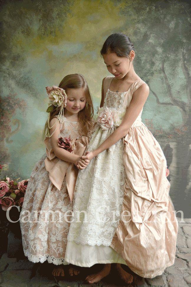 Mariage - Couture Flower Girl Dress