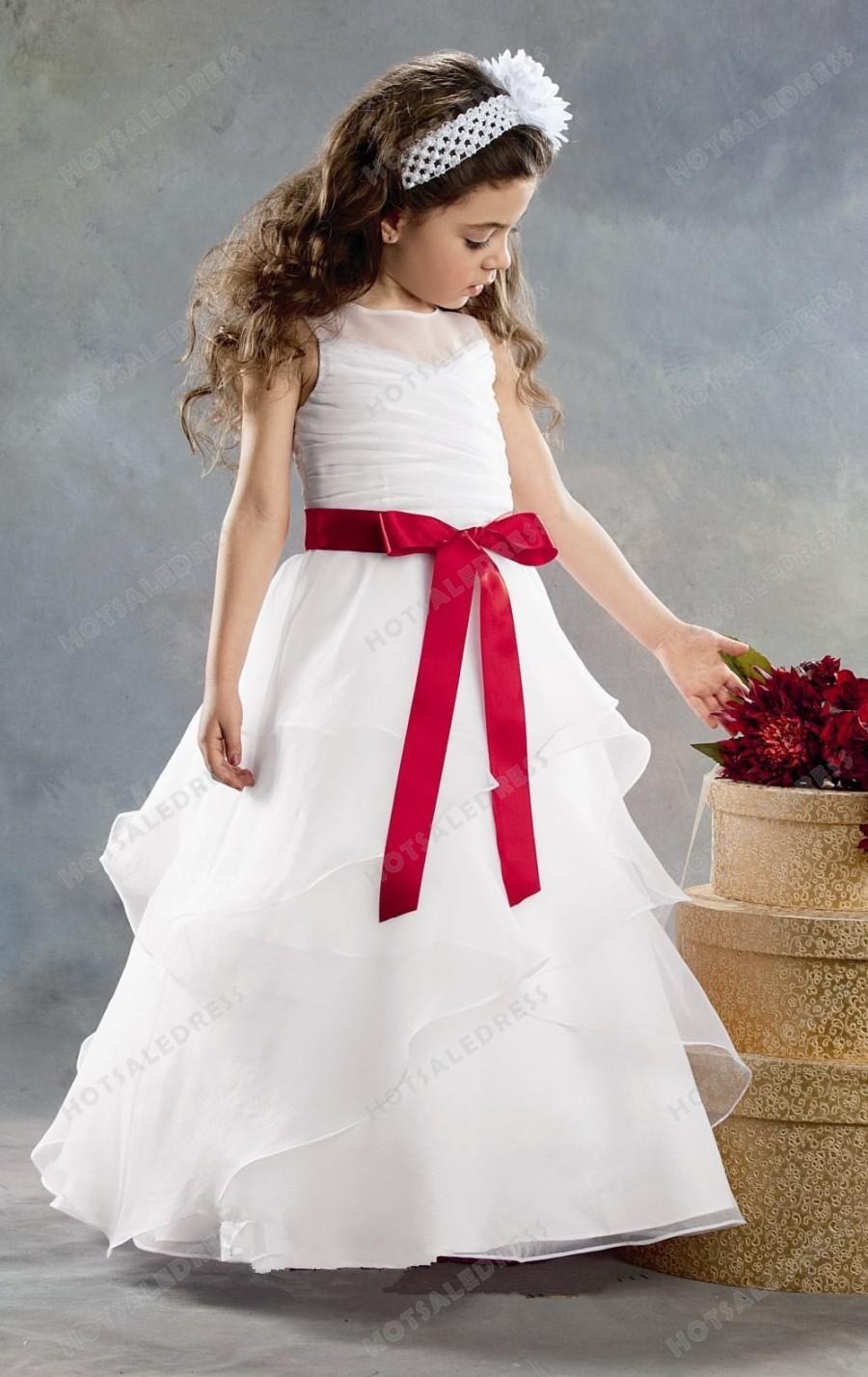 Mariage - Sheer Organza Dress By Jordan Sweet Beginnings Collection L396