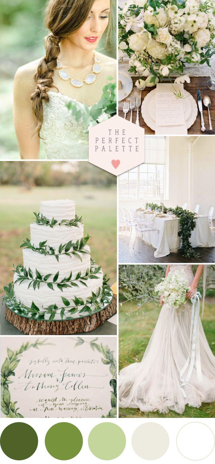 Wedding - Green Wedding Inspiration: Romantic, Ethereal, And Timeless