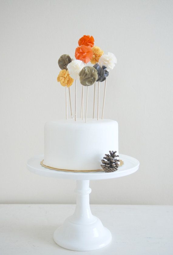 Mariage - RESERVED Cake Pom Collection And Peppy Topper Collection