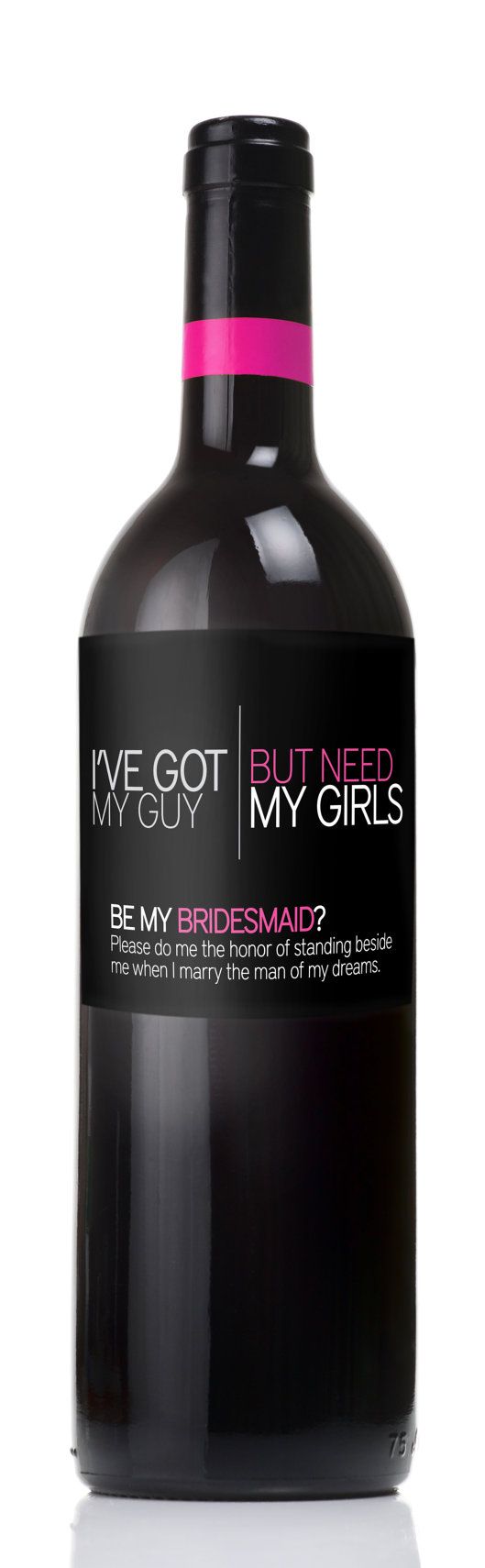زفاف - Will You Be My Bridesmaid - Maid Of Honor - Wedding Wine Labels - Last Minute Bridesmaid Gift - Set Of 6