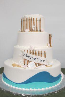 Wedding - Seashell Wedding Cakes