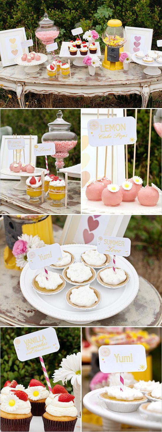 Свадьба - Strawberry Lemonade Wedding Ideas