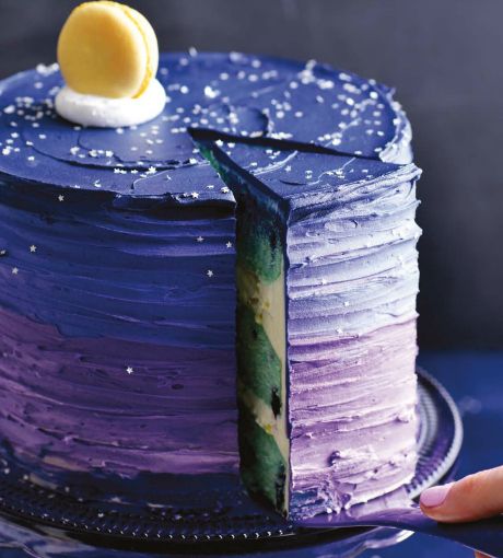 Hochzeit - Blue Moon Dream Cake