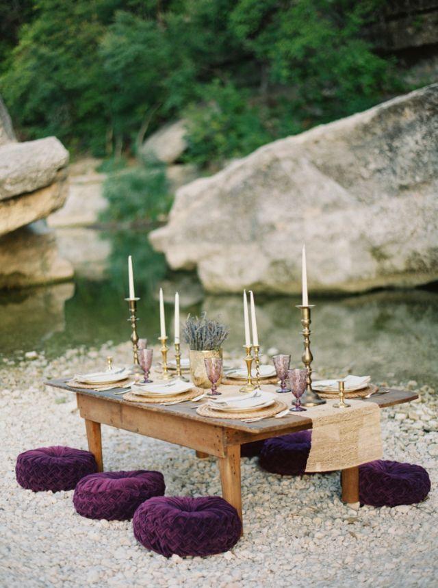 Hochzeit - Organic Lavender Wedding Inspiration