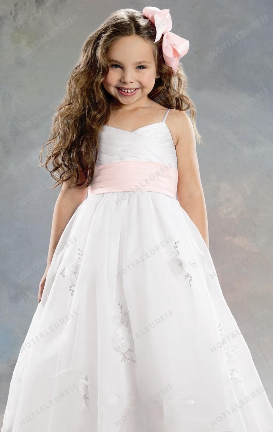 Hochzeit - Organza Lace Dress By Jordan Sweet Beginnings Collection L395