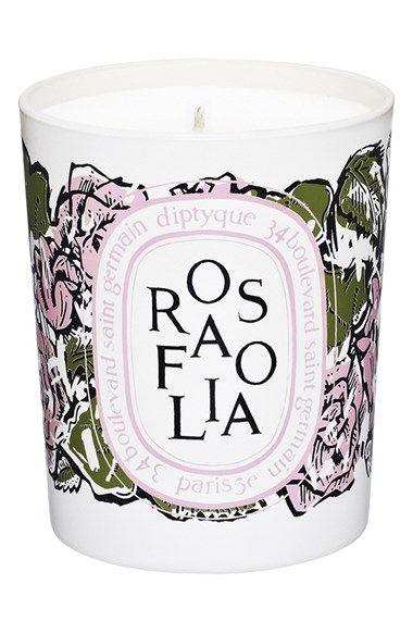 زفاف - Women's Diptyque 'Rosafolia' Candle (Limited Edition)