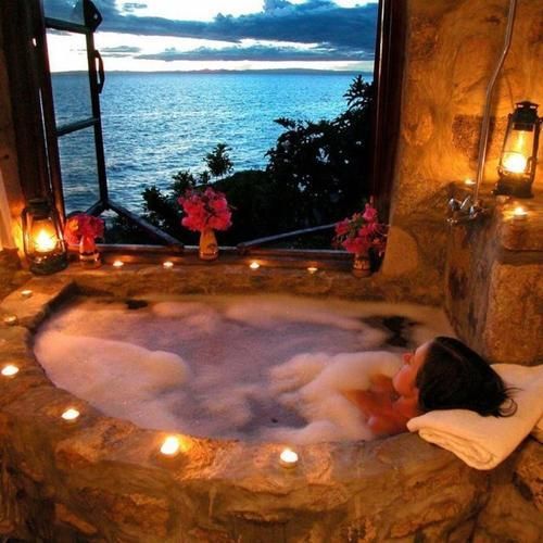 Wedding - 36 Romantic Bathroom Ideas -