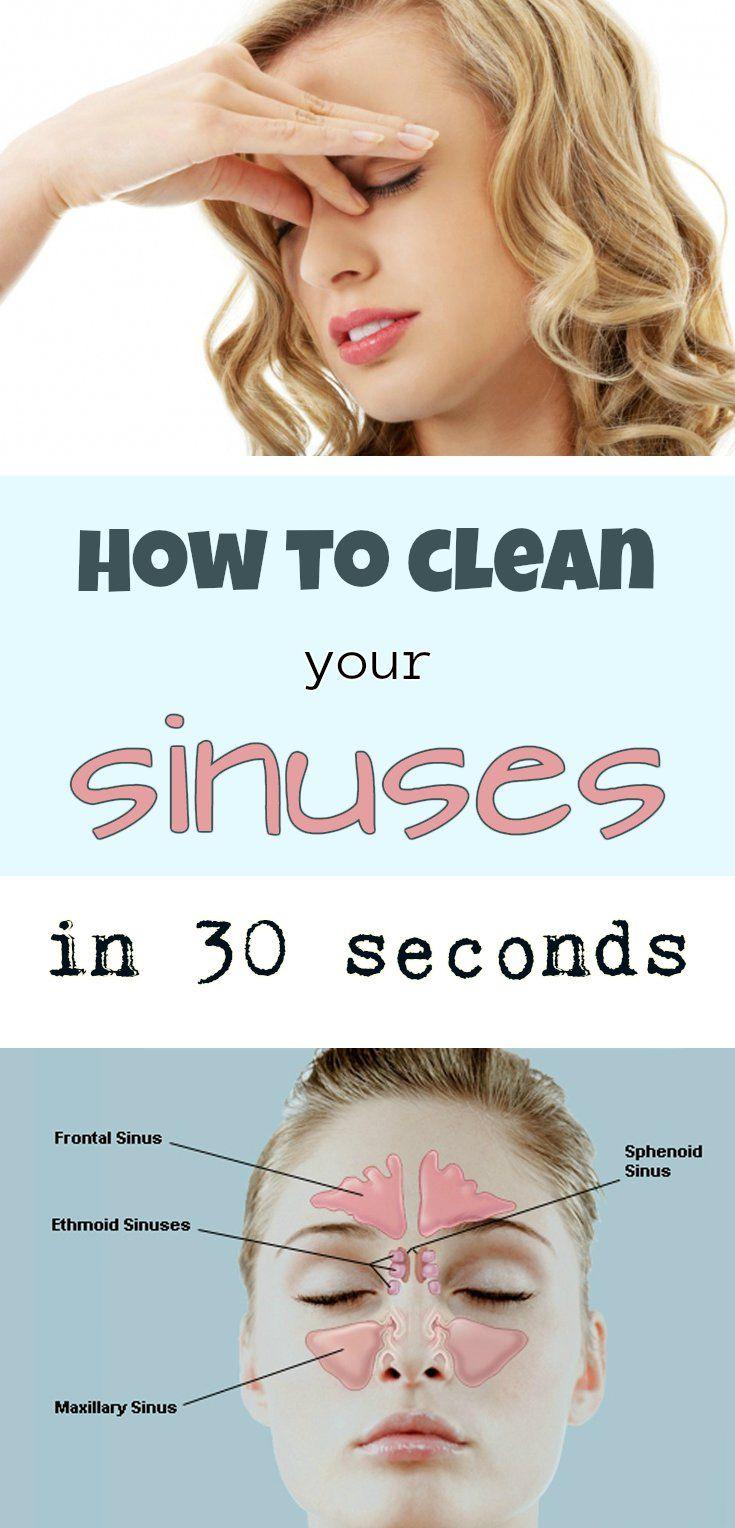 Mariage - How To Clean Your Sinuses In 30 Seconds - RealBeautyTips.net
