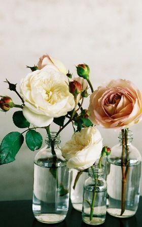 Wedding - Centerpieces-for-wedding-single-blooms - Once Wed