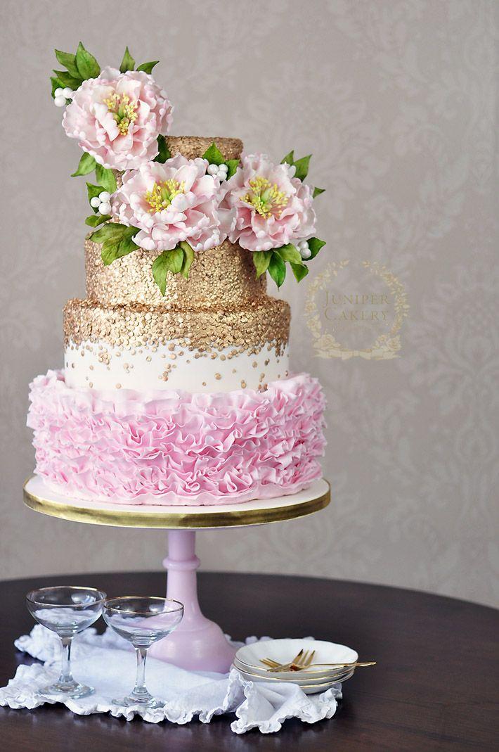 Hochzeit - 6 Stunning Wedding Cake Trends For 2015 On Craftsy