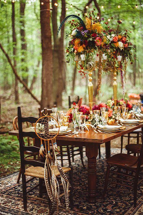 Hochzeit - 40 Amazing Outdoor Fall Wedding Décor Ideas