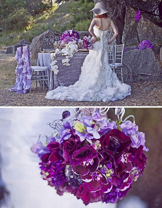 Wedding - Behind The Scenes - Ombre Wedding Inspiration On Style Me Pretty Part I