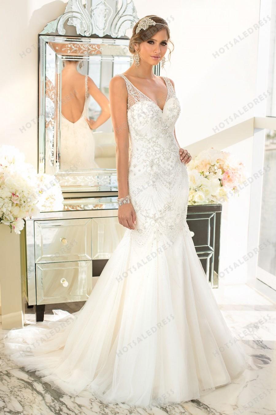 Hochzeit - Essense of Australia Wedding Dress Style D1686
