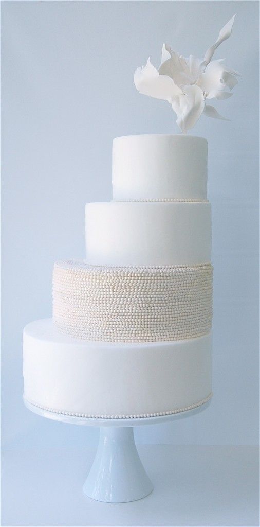Hochzeit - Delicious Details: Hand-painted Wedding Cakes
