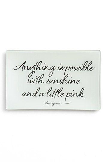 Mariage - Ben's Garden 'Anything Is Possible' Trinket Tray 