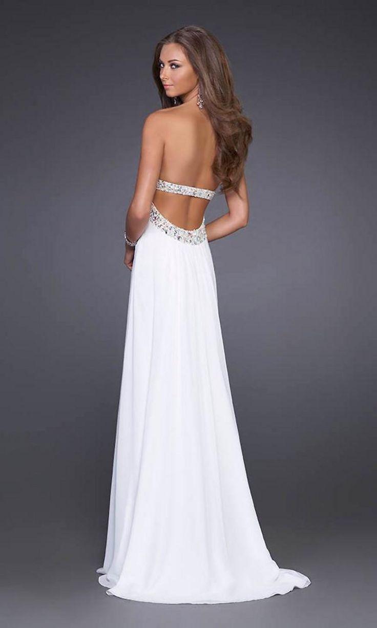 Свадьба - Elegant White Gown By La Femme 15027