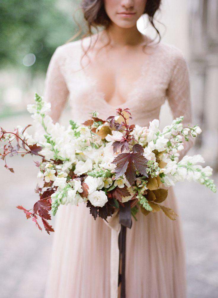 Wedding - Bouquet Breakdown: Elegant All-White Mexico Wedding Inspiration
