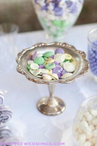 Wedding - 50 Edible Chocolate Buttons: Tea Time Pastel