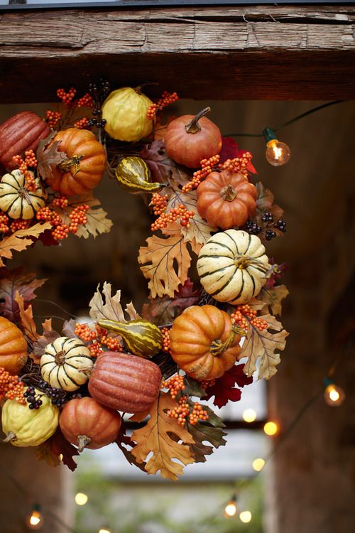 Wedding - Fifty Fall Wreath Ideas & Inspiration For The Entire Autumn Season