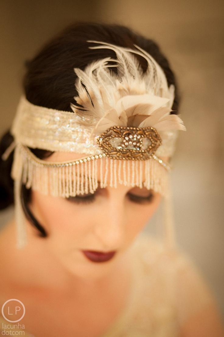 Wedding - Deco Doll, Flapper Headdress