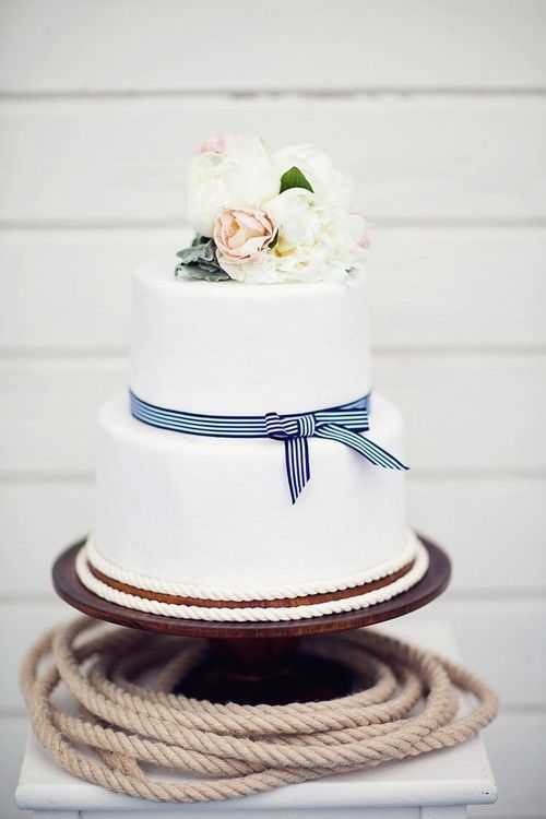 Wedding - Nautical Wedding Cake