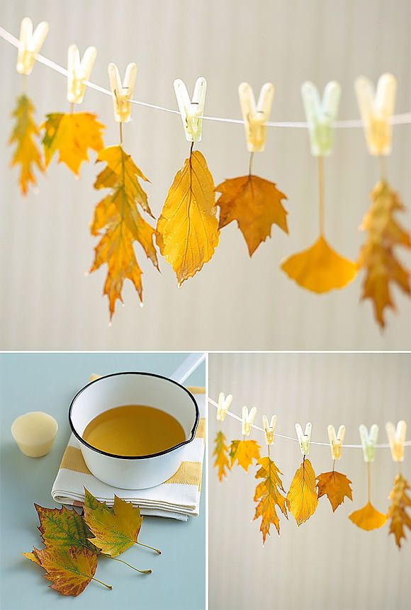 Wedding - 7 Ways To Turn Your Fall Leaf Collection Into Art