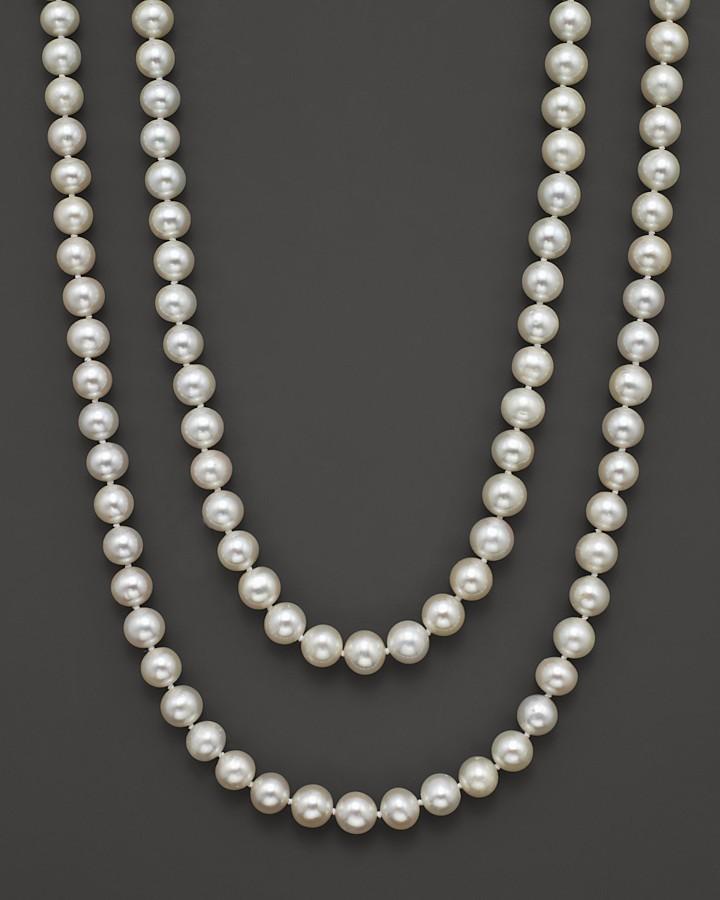 Hochzeit - Cultured Freshwater Pearl Strand Necklace, 36"
