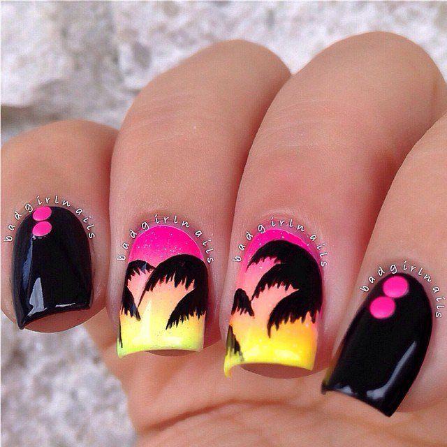 Wedding - 20 Eye-Catching Neon Nail Patterns To Consider This Summer Time 