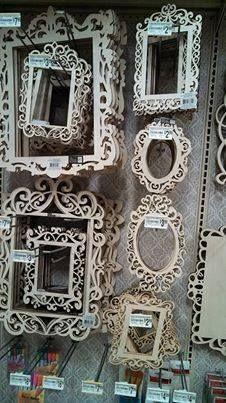 Hochzeit - Ideas For Unfinished Decorative Wood Frames