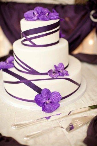 زفاف - Lovely Purple Cake.