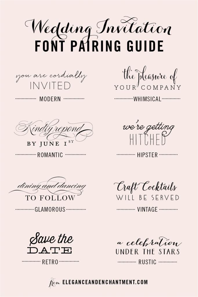 زفاف - Wedding Invitation Font Pairing Guide 