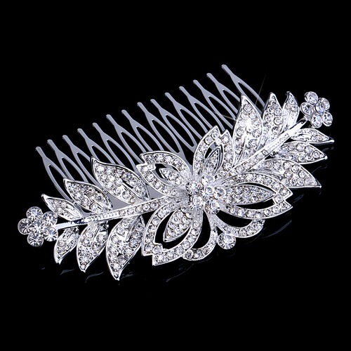 زفاف - Butterfly Rhinestone Bridal Hair Comb Wholesale