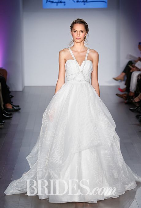 Hochzeit - Hayley Paige - Fall 2015 - Halter Strap A-line Wedding Dress