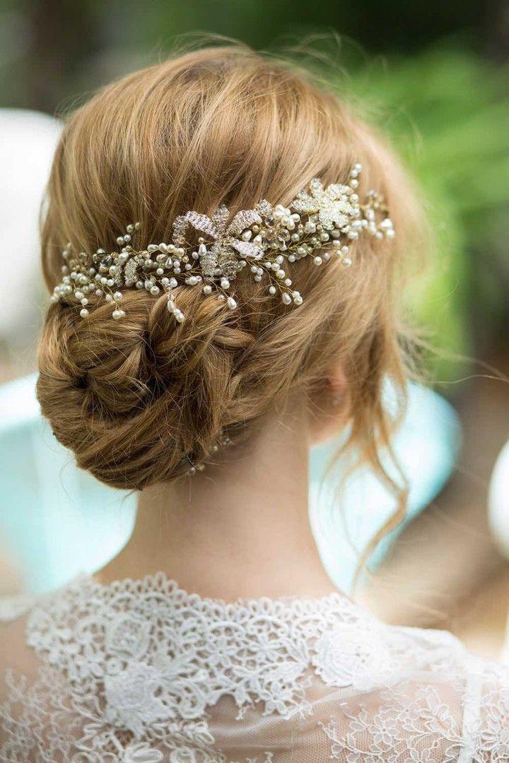 Hochzeit - 20 Bridal Hairstyles For A Romantic Glam Look