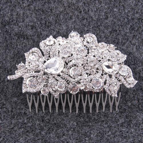 Hochzeit - Crystal Bridal Hair Comb For Wedding Hairstyles [T140] $11.50 - Tyale Jewelry