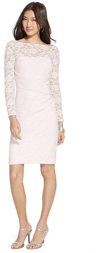 Wedding - Lauren Ralph Lauren Sequined-Lace Cocktail Dress